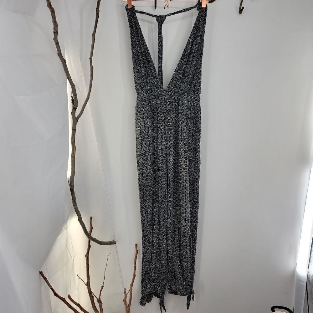 Re:named low cut halter jumsuit